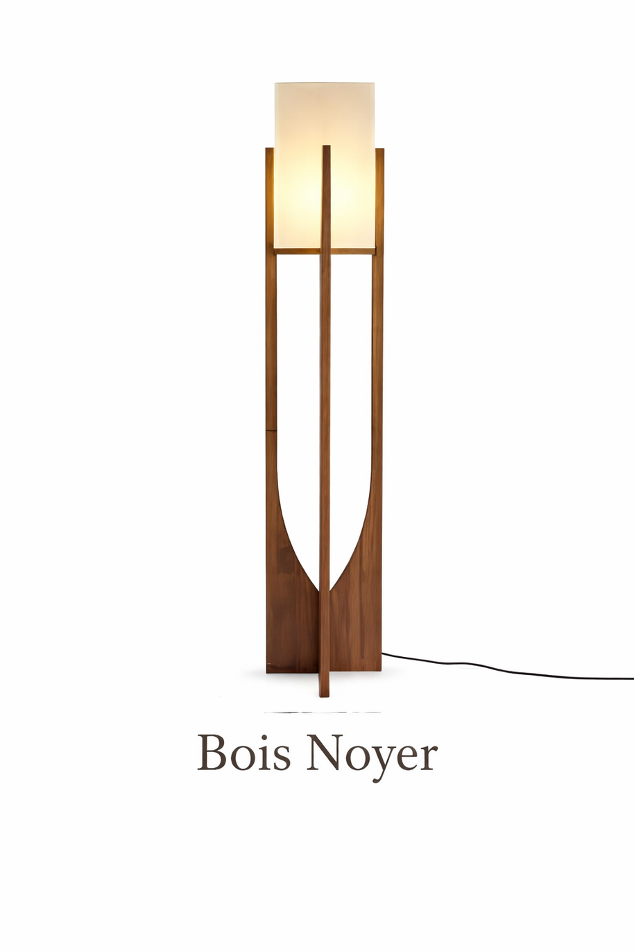 Luma - Lampe sur pied en bois au style scandinave