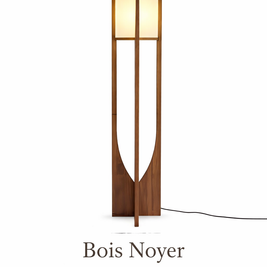 Luma - Lampe sur pied en bois au style scandinave