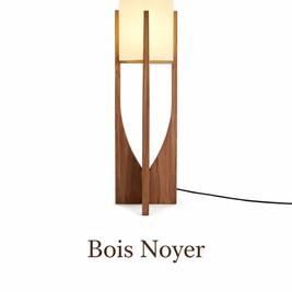 Luma - Lampe sur pied en bois au style scandinave