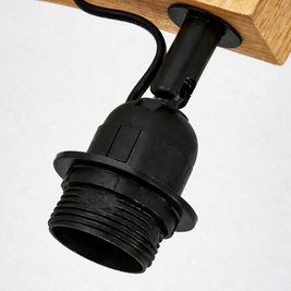 Vela – Lampe sur pied en bois naturel