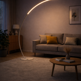 Silva – Lampadaire d’angle LED au style nordique